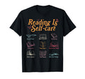 Reading Is Self Care Mental Health T-Shirt - Trendy Graphic for Adults - T-Shirt, Sweatshirt, Hoodie