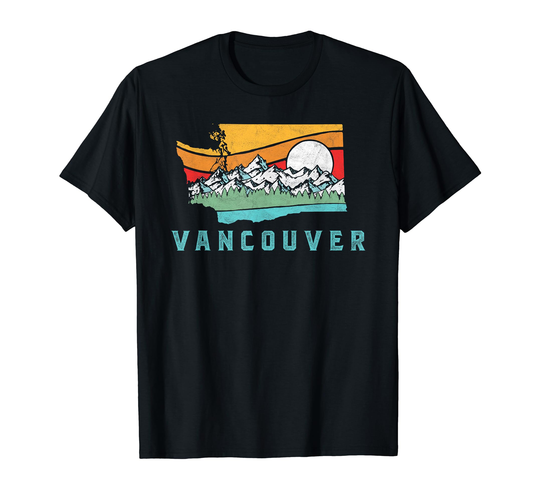 Vancouver Washington Outdoors T-Shirt - Novelty Apparel for Adults - T-Shirt, Sweatshirt, Hoodie