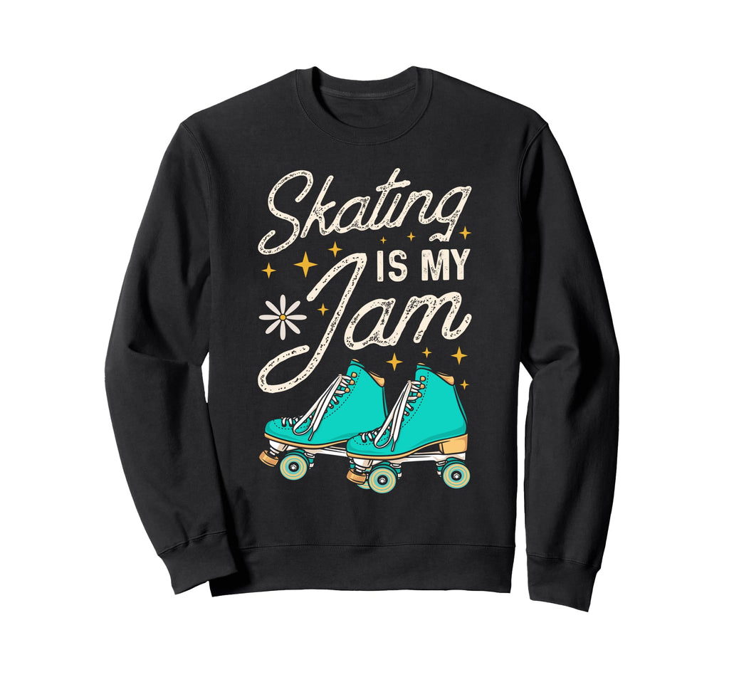 Roller Skating Skate 1970S Skating Sweatshirt - Novelty Apparel Men Women - T-Shirt, Sweatshirt, Hoodie
