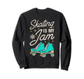 Roller Skating Skate 1970S Skating Sweatshirt - Novelty Apparel Men Women - T-Shirt, Sweatshirt, Hoodie