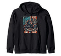 Ts Shop American Usa Flag Motorcycle Hoodie - Unique Graphic Unisex - T-Shirt, Sweatshirt, Hoodie