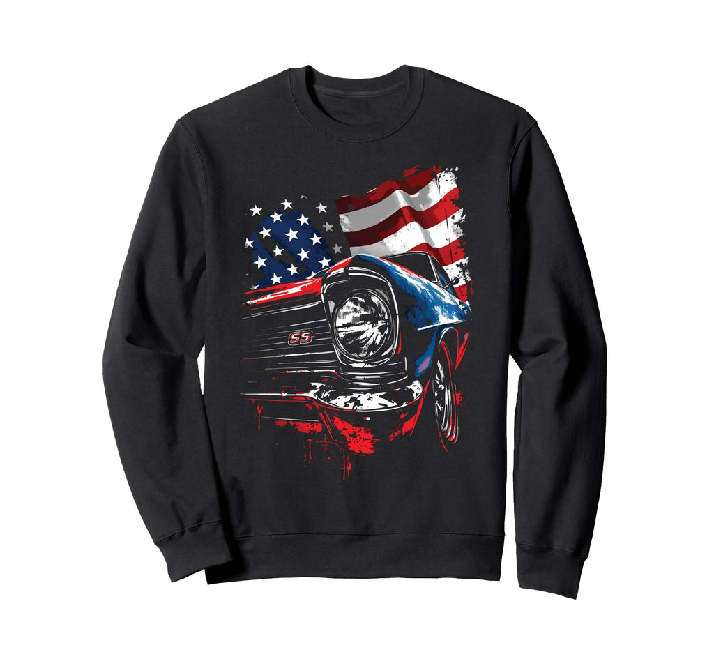 1966 1967 Nova Ss Old School Front Sweatshirt - Streetwear Style Men Women - T-Shirt, Sweatshirt, Hoodie
