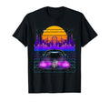Cyberpunk Car Vaporwave Aesthetic Outrun T-Shirt - Novelty Apparel Unisex - T-Shirt, Sweatshirt, Hoodie
