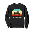 Sunset Sidecar Motorcycle Sweatshirt - Unique Graphic for Adults - T-Shirt, Sweatshirt, Hoodie