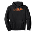 Evolution Motorbike Wheelie Funny Motor Hoodie - Unique Graphic for Adults - T-Shirt, Sweatshirt, Hoodie