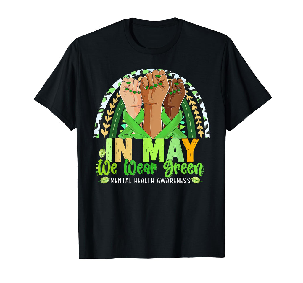 Hand Rainbow May I Wear Green Mental T-Shirt - Streetwear Style Men Women - T-Shirt, Sweatshirt, Hoodie