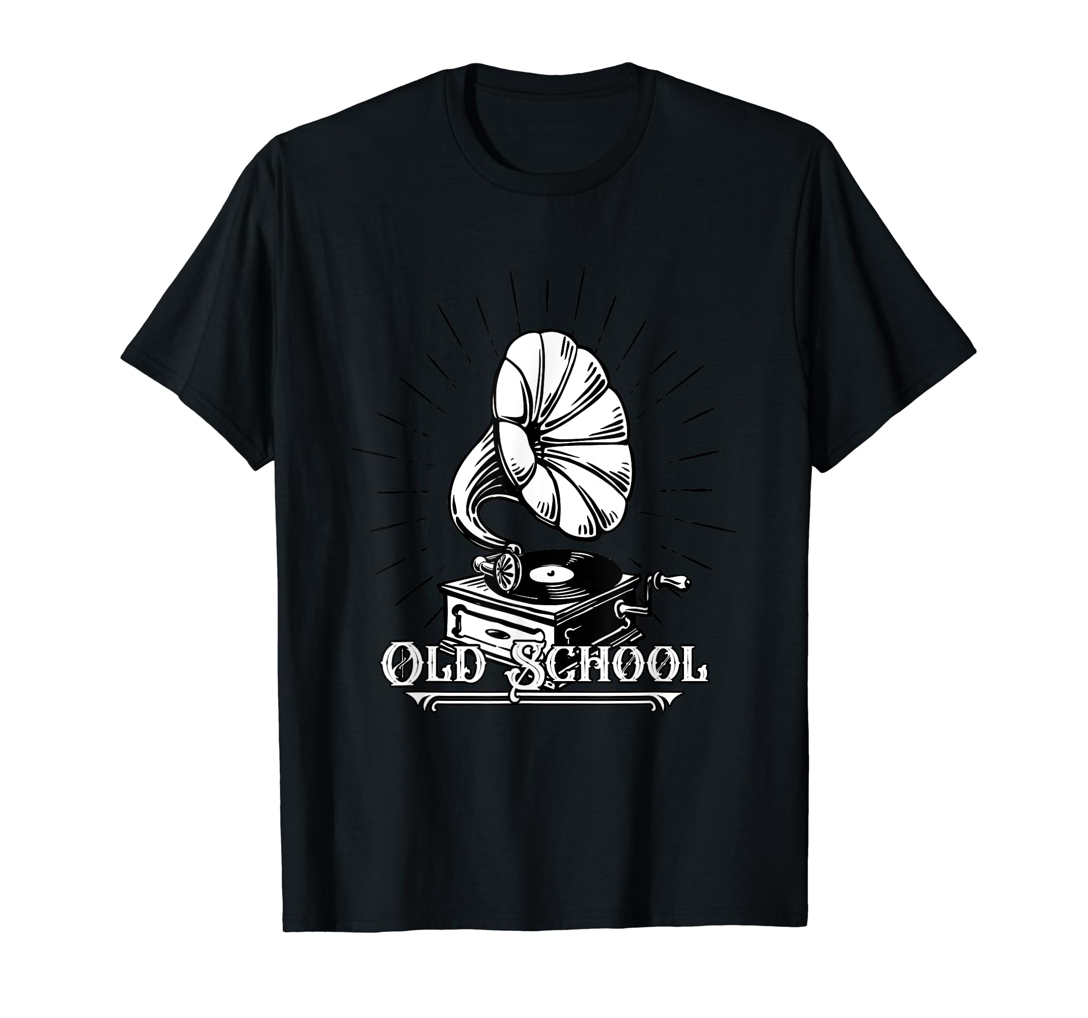Old School Vinyl Record Player T-Shirt - Novelty Apparel Men Women - T-Shirt, Sweatshirt, Hoodie
