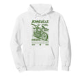 Bonneville Salt Flats Motorcycle Hoodie - Custom Art Print for Adults - T-Shirt, Sweatshirt, Hoodie