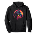 Horse Vaporwave Aesthetic Synthwave 80S Hoodie - Unique Graphic for Adults - T-Shirt, Sweatshirt, Hoodie