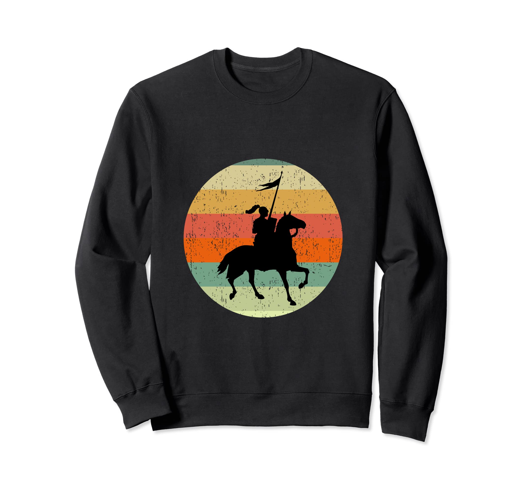 Knight Horseback Joust Sweatshirt - Casual Everyday Wear for Adults - T-Shirt, Sweatshirt, Hoodie