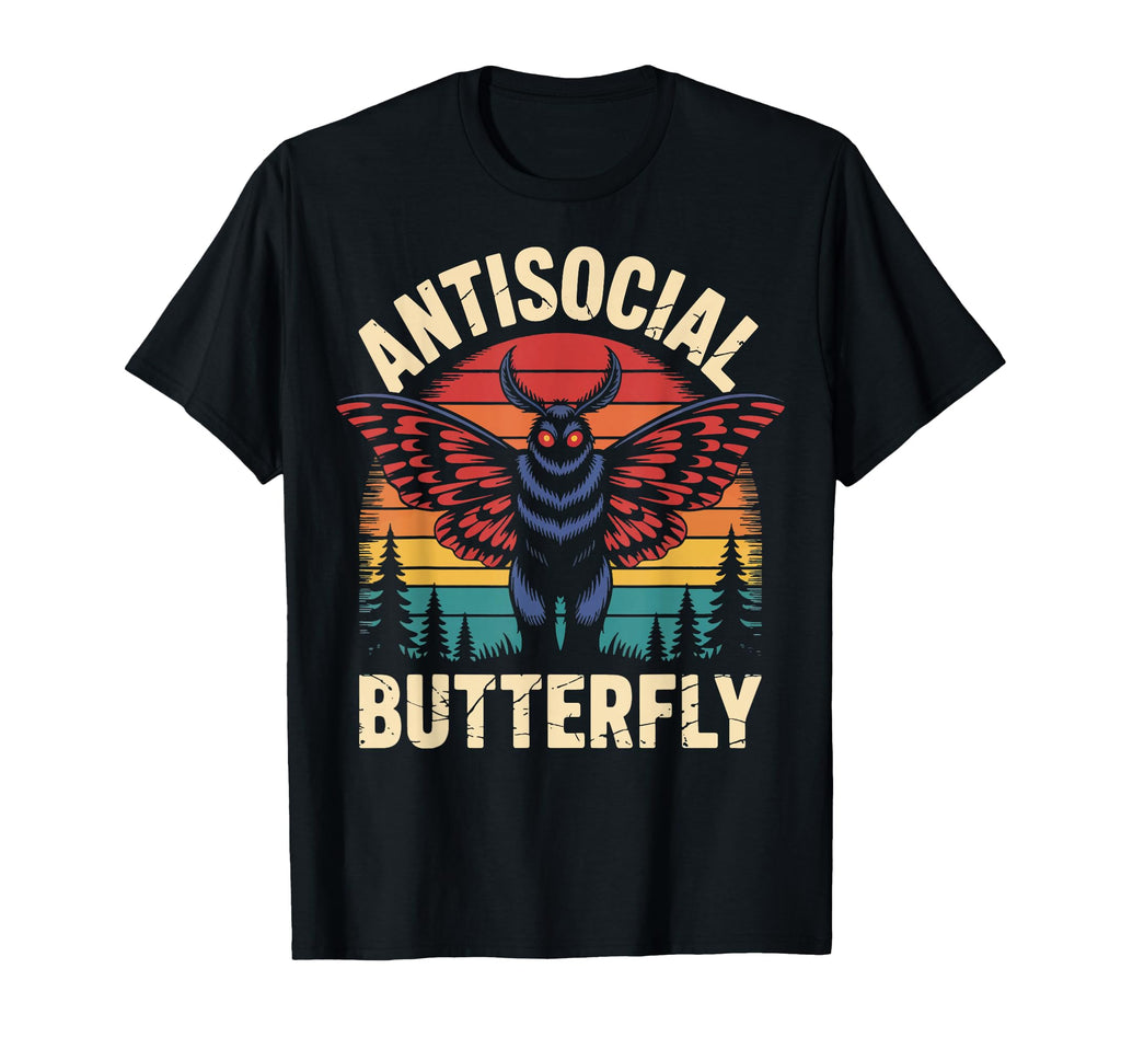 Cryptid Cryptozoology Mothman Hoodie - Casual Everyday Wear Men Women - T-Shirt, Sweatshirt, Hoodie