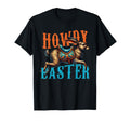 Howdy Easter Western Cowboy Saddle T-Shirt - Minimalist Print for Adults - T-Shirt, Sweatshirt, Hoodie