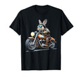 Easter Day Motorbike Bunny Rabbits T-Shirt - Custom Art Print Unisex - T-Shirt, Sweatshirt, Hoodie