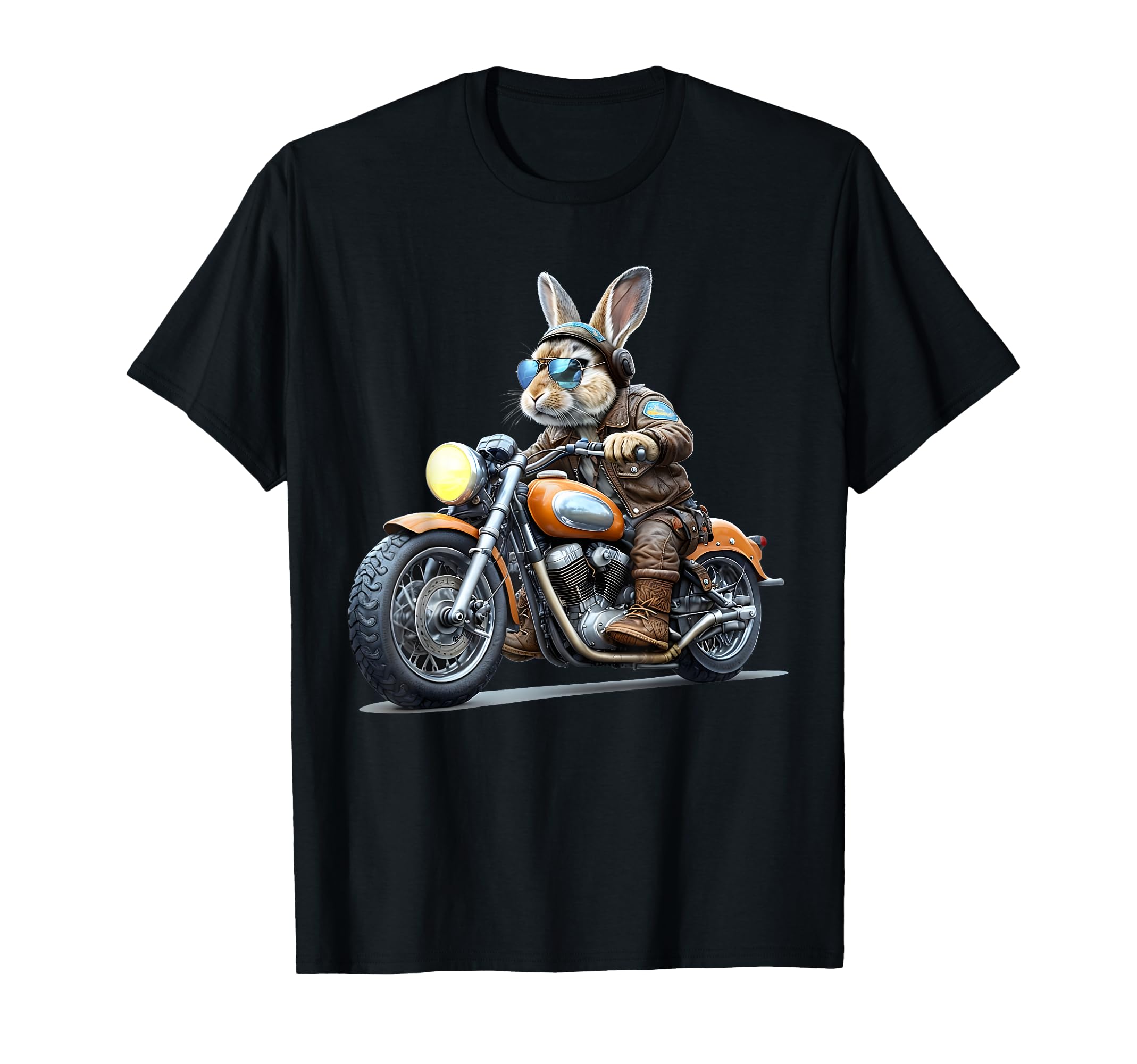 Easter Day Motorbike Bunny Rabbits T-Shirt - Aesthetic Graphic for Adults - T-Shirt, Sweatshirt, Hoodie
