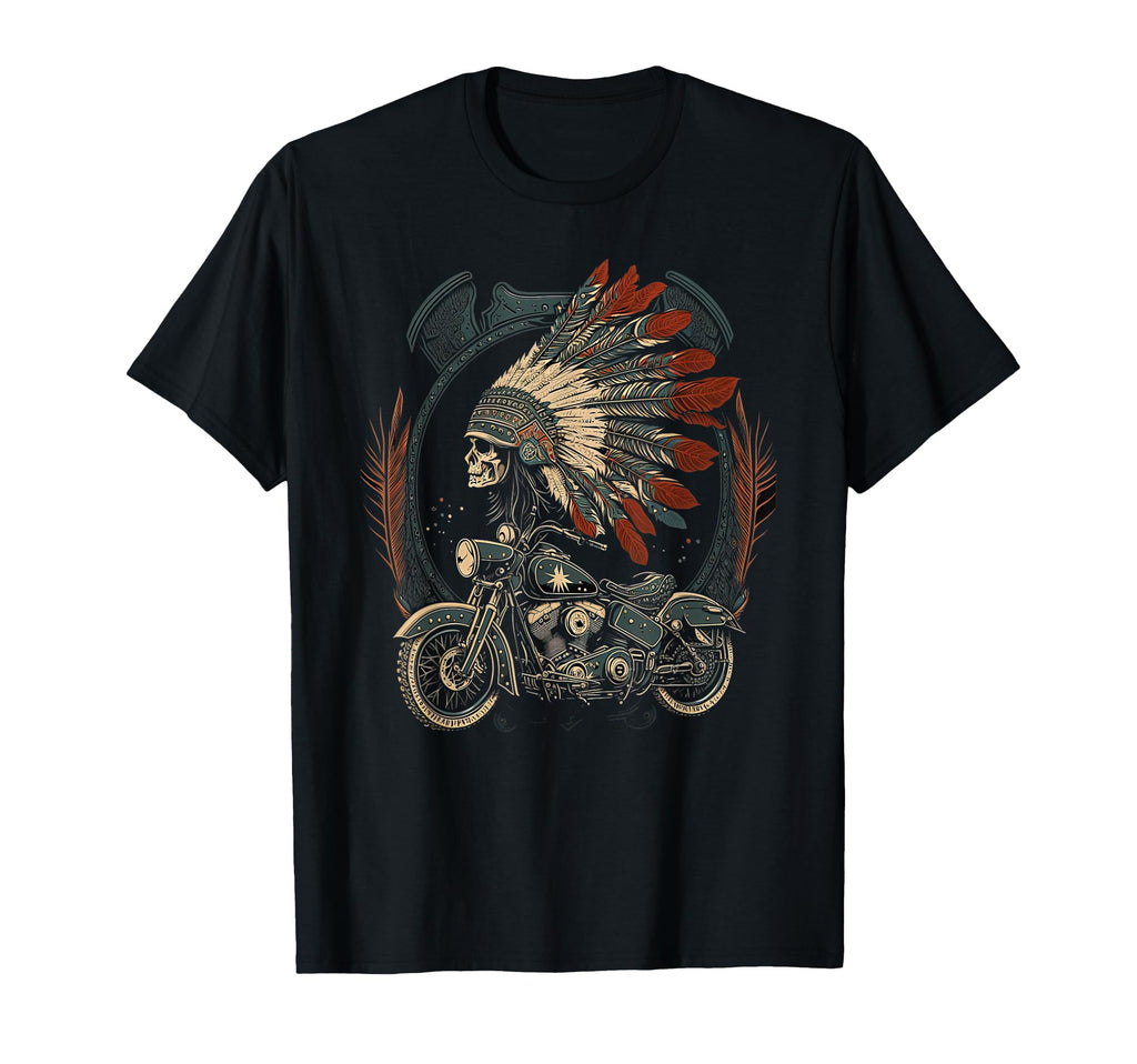 Native American Bikes Motorcycle T-Shirt - Casual Everyday Wear for Adults - T-Shirt, Sweatshirt, Hoodie