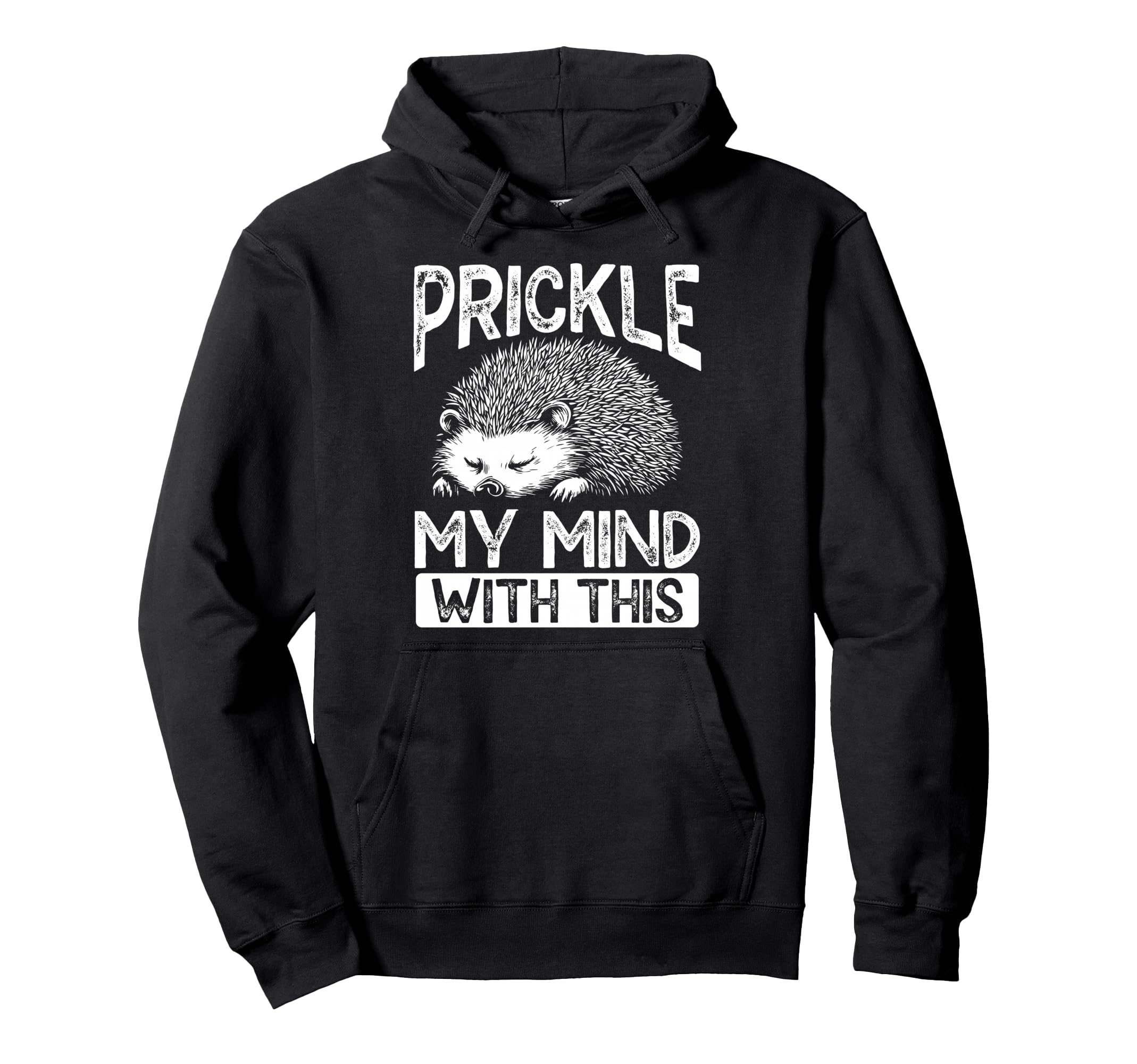 Prickly Hedgehog Overthinkers Deep Minds Hoodie - Trendy Graphic Men Women - T-Shirt, Sweatshirt, Hoodie