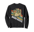 Mama Goose Floral Illustration Sweatshirt - Fun Novelty Design Men Women - T-Shirt, Sweatshirt, Hoodie