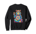 Psychedelic Capybara Peace Sign Sweatshirt - Custom Art Print for Adults - T-Shirt, Sweatshirt, Hoodie