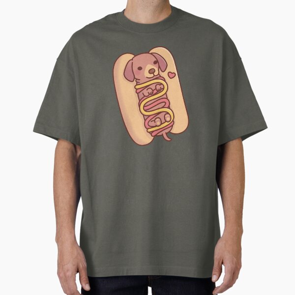 Cute Dachshund Hotdog Bun - Adult & Kids T-Shirts, Sweatshirts & Hoodies apparel design preview 1