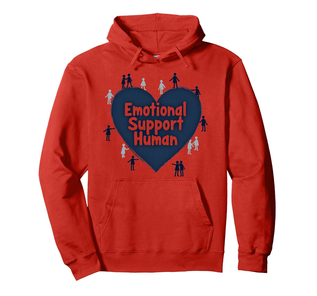 Emotional Support Human Counselor Gift Hoodie - Trendy Graphic Men Women - T-Shirt, Sweatshirt, Hoodie