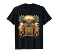 Western Art Owl Aztec Native T-Shirt - Streetwear Style for Adults - T-Shirt, Sweatshirt, Hoodie