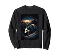 Opossum Silhouette Mountain Sunset Wildli Sweatshirt - Graphic Print Unisex - T-Shirt, Sweatshirt, Hoodie