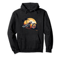 Sunset Motorbike Motorcyclist Biker Hoodie - Fun Novelty Design Unisex - T-Shirt, Sweatshirt, Hoodie