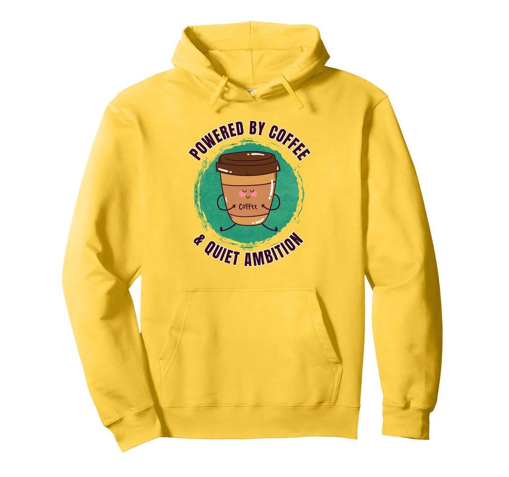Funny Coffee Yoga Mindfulness Caffeine Hoodie - Minimalist Print Unisex - T-Shirt, Sweatshirt, Hoodie
