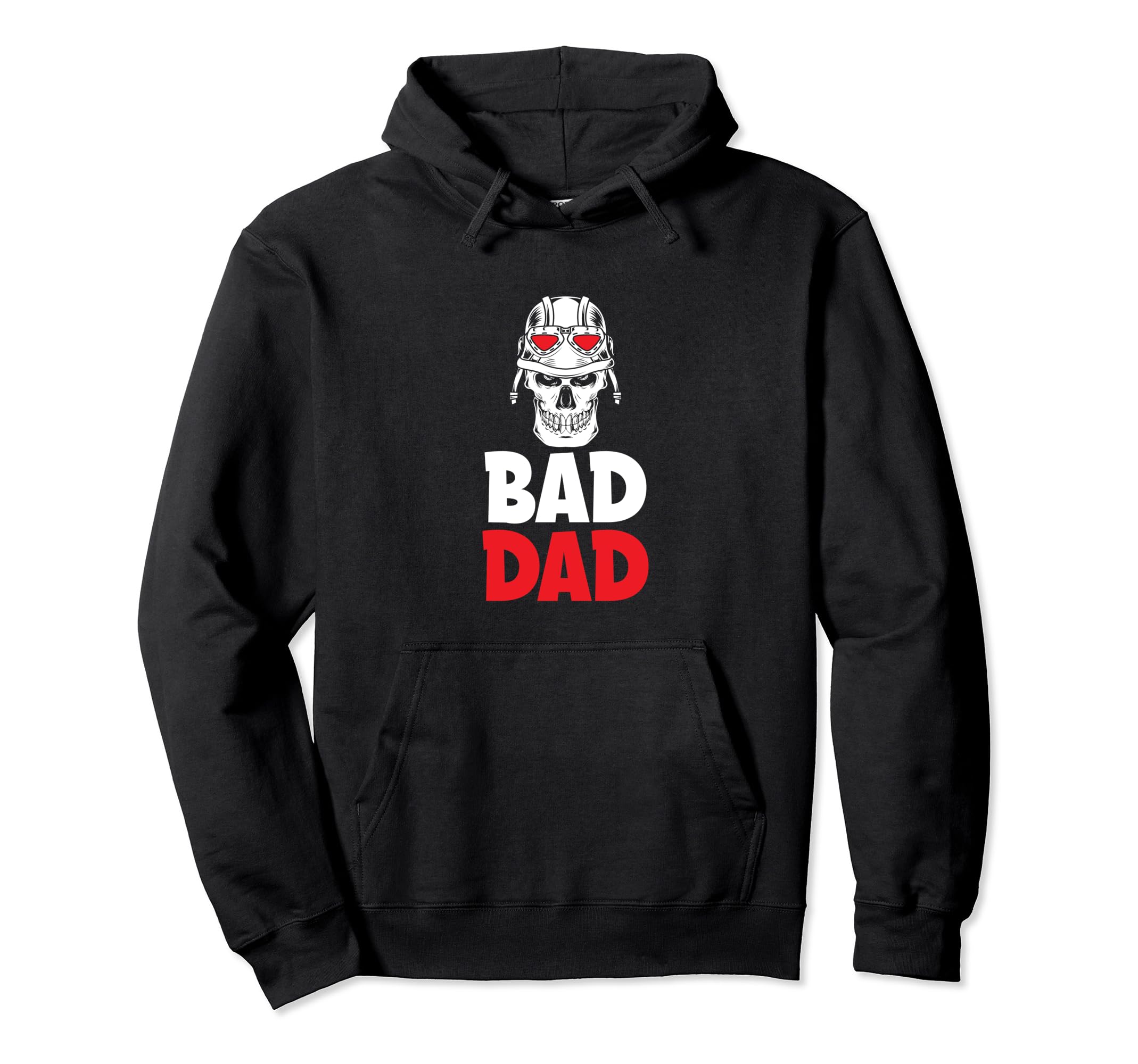 Bad Dad Motorcycle Lover Motorcycle Hoodie - Fun Novelty Design for Adults - T-Shirt, Sweatshirt, Hoodie
