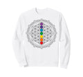 Chakras Mandala Yoga Meditation Sweatshirt - Aesthetic Graphic Men Women - T-Shirt, Sweatshirt, Hoodie