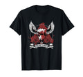 Skull Cowboy Tattoo Roses Wings Indian T-Shirt - Graphic Print Men Women - T-Shirt, Sweatshirt, Hoodie