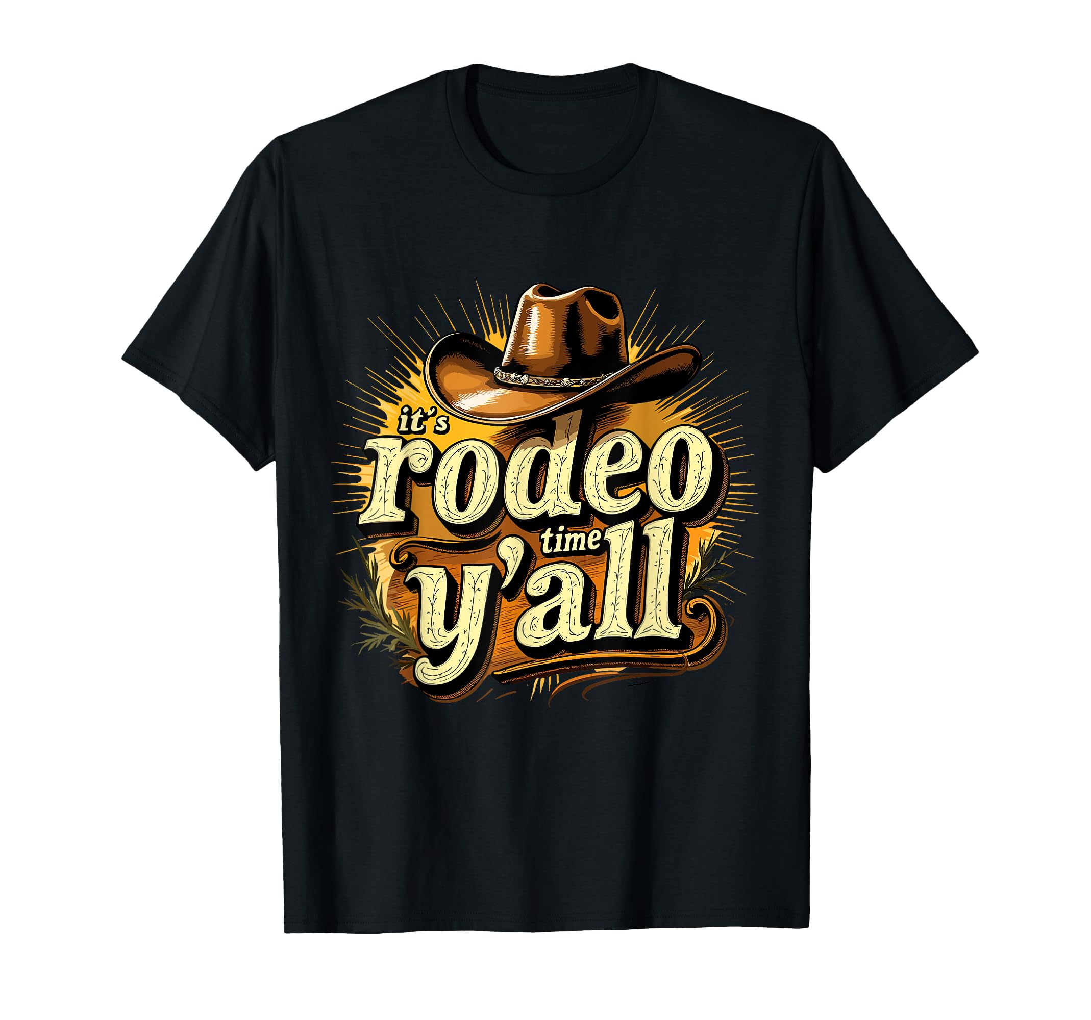 Rodeo Time Yall Western Rodeo Cowgirl T-Shirt - Streetwear Style Unisex - T-Shirt, Sweatshirt, Hoodie