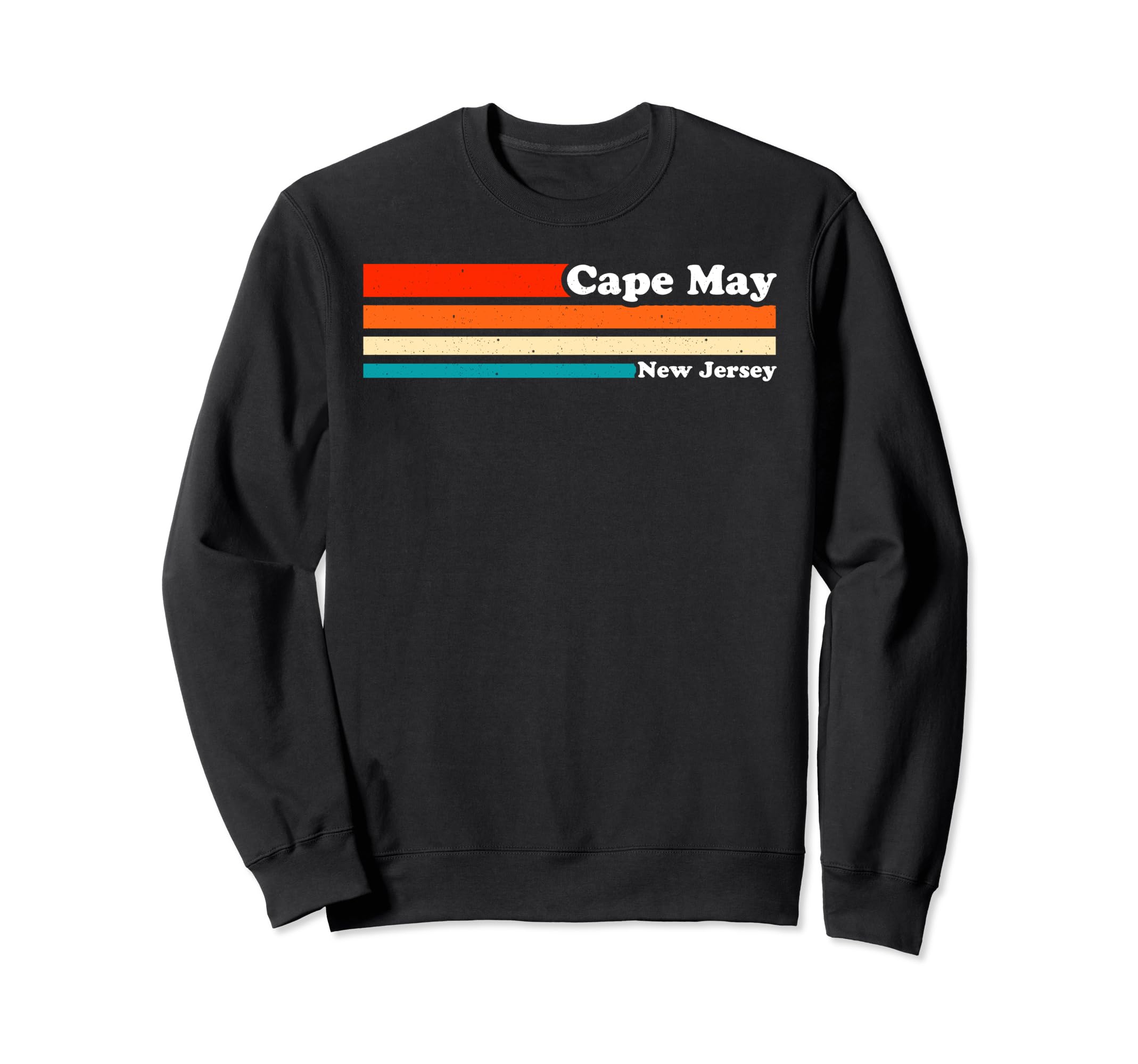 1980S Cape May New Jersey Sweatshirt - Minimalist Print Unisex - T-Shirt, Sweatshirt, Hoodie