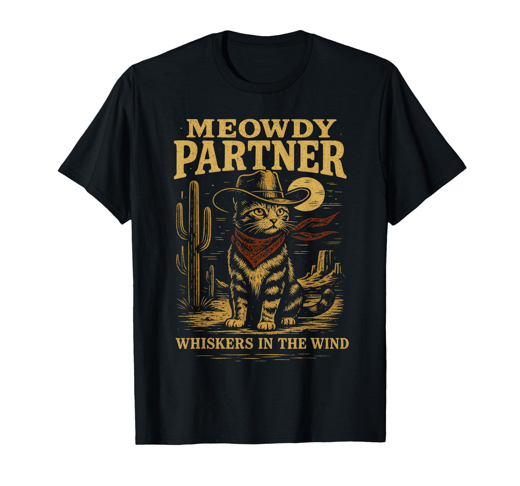 Meowdy Partner Funny Country Side T-Shirt - Aesthetic Graphic Men Women - T-Shirt, Sweatshirt, Hoodie