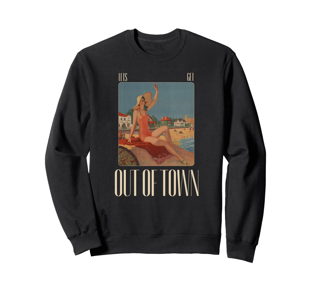 Pinup Coastal Beach Vacation Sweatshirt - Streetwear Style Men Women - T-Shirt, Sweatshirt, Hoodie