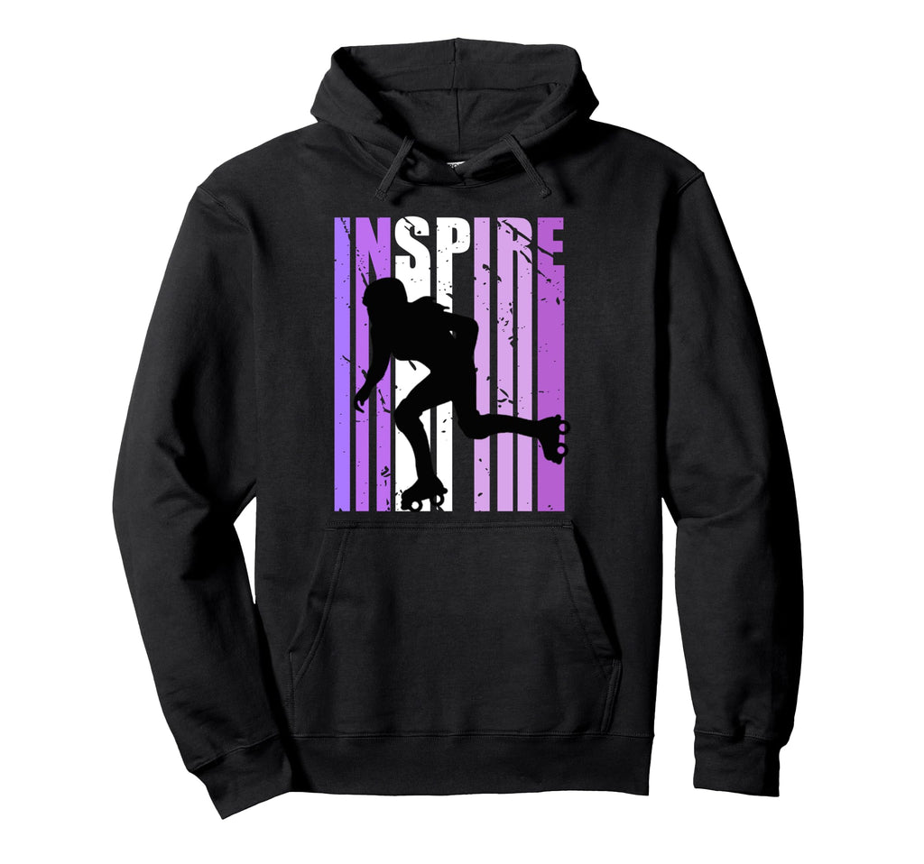 Pretty Inspire Roller Skating Birthday Hoodie - Custom Art Print Unisex - T-Shirt, Sweatshirt, Hoodie