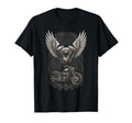 Winged Motorcycle Engine Biker T-Shirt - Fun Novelty Design for Adults - T-Shirt, Sweatshirt, Hoodie