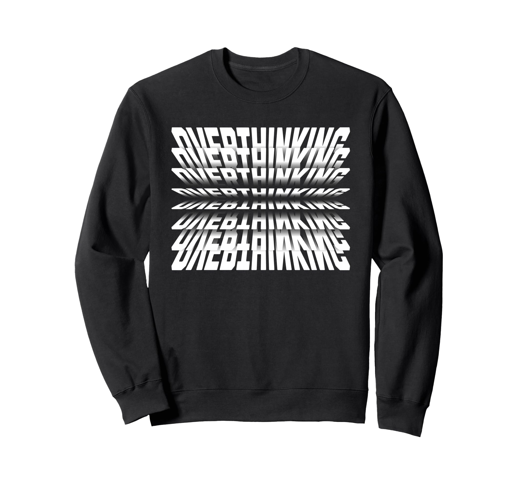 Funny Anxiety Overthinking 3D Sweatshirt - Graphic Print for Adults - T-Shirt, Sweatshirt, Hoodie