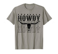 Howdy Cow Bull Skull Cowboy Cowgirl T-Shirt - Trendy Graphic Unisex - T-Shirt, Sweatshirt, Hoodie