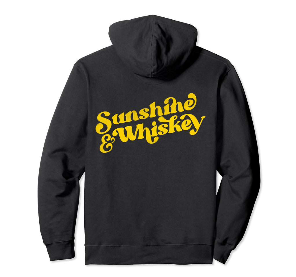 Sunshine Whiskey Funny Yellow Alcohol Hoodie - Aesthetic Graphic Men Women - T-Shirt, Sweatshirt, Hoodie