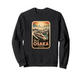 Osaka Japan Train Travel Sweatshirt - Fun Novelty Design Men Women - T-Shirt, Sweatshirt, Hoodie