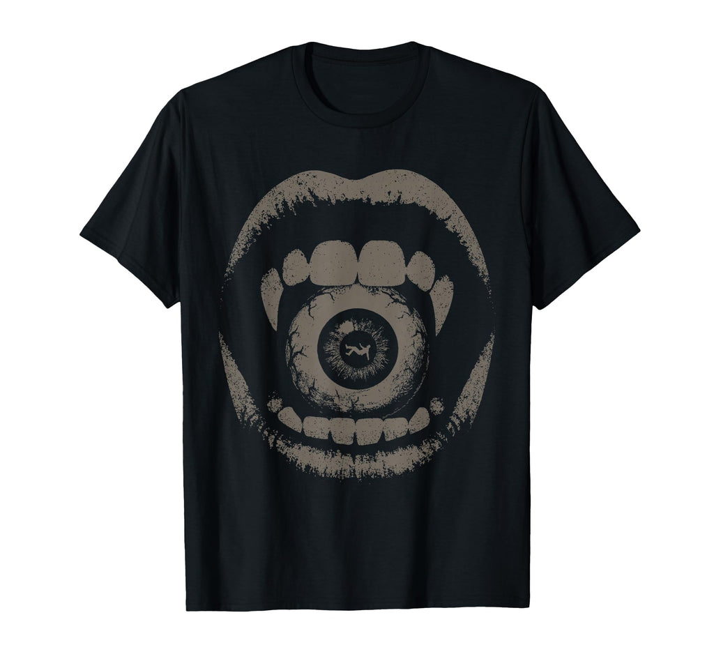 Vampire Fangs Eyeball Grunge Goth T-Shirt - Novelty Apparel Men Women - T-Shirt, Sweatshirt, Hoodie