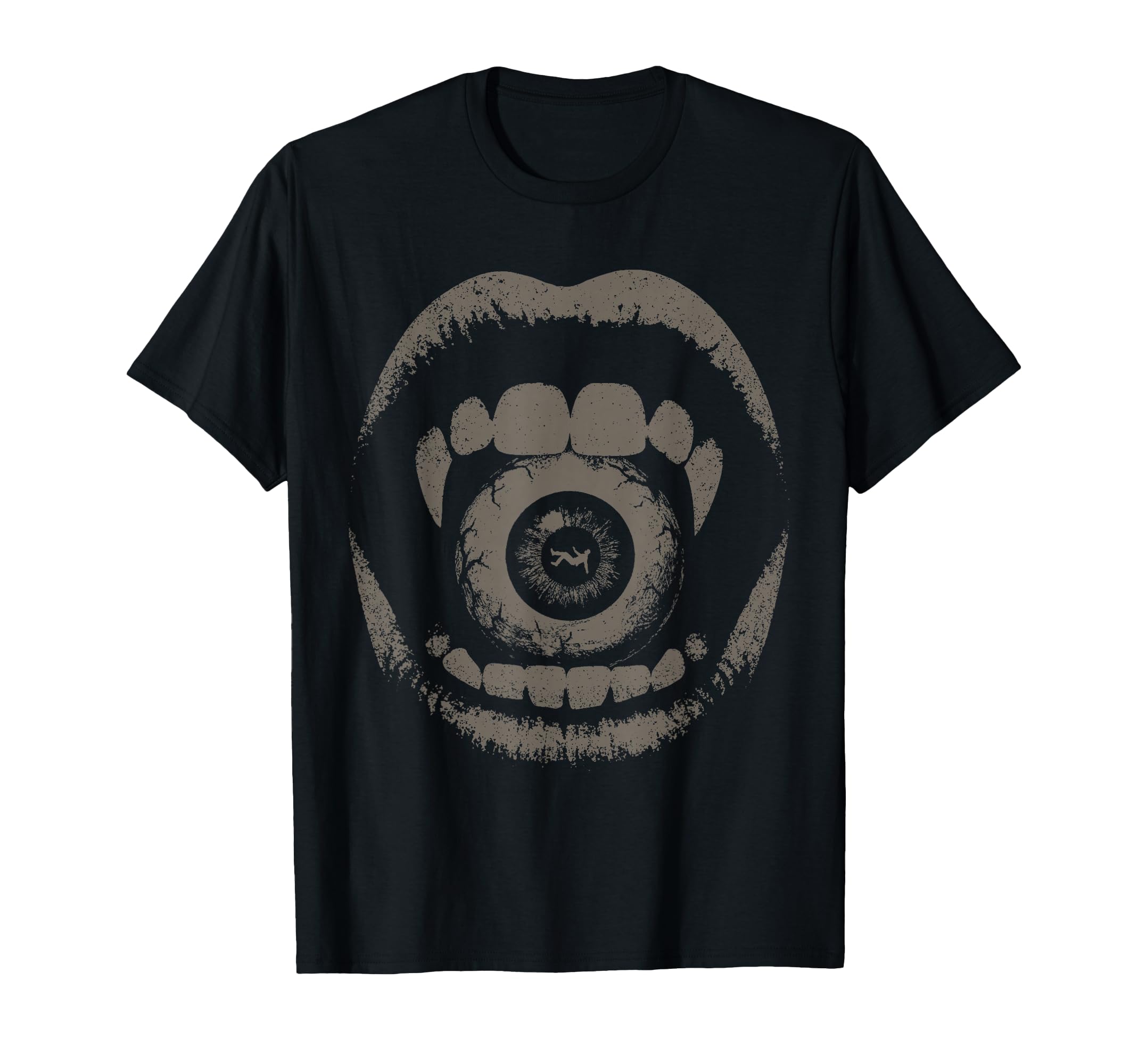 Vampire Fangs Eyeball Grunge Goth T-Shirt - Novelty Apparel Men Women - T-Shirt, Sweatshirt, Hoodie