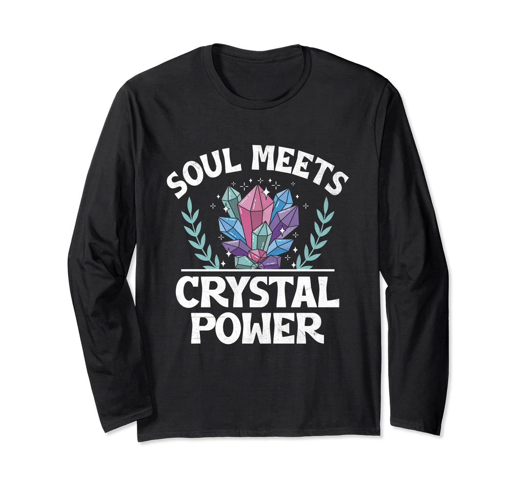 Spiritual Crystal Stones Healing T-Shirt - Aesthetic Graphic Unisex - T-Shirt, Sweatshirt, Hoodie