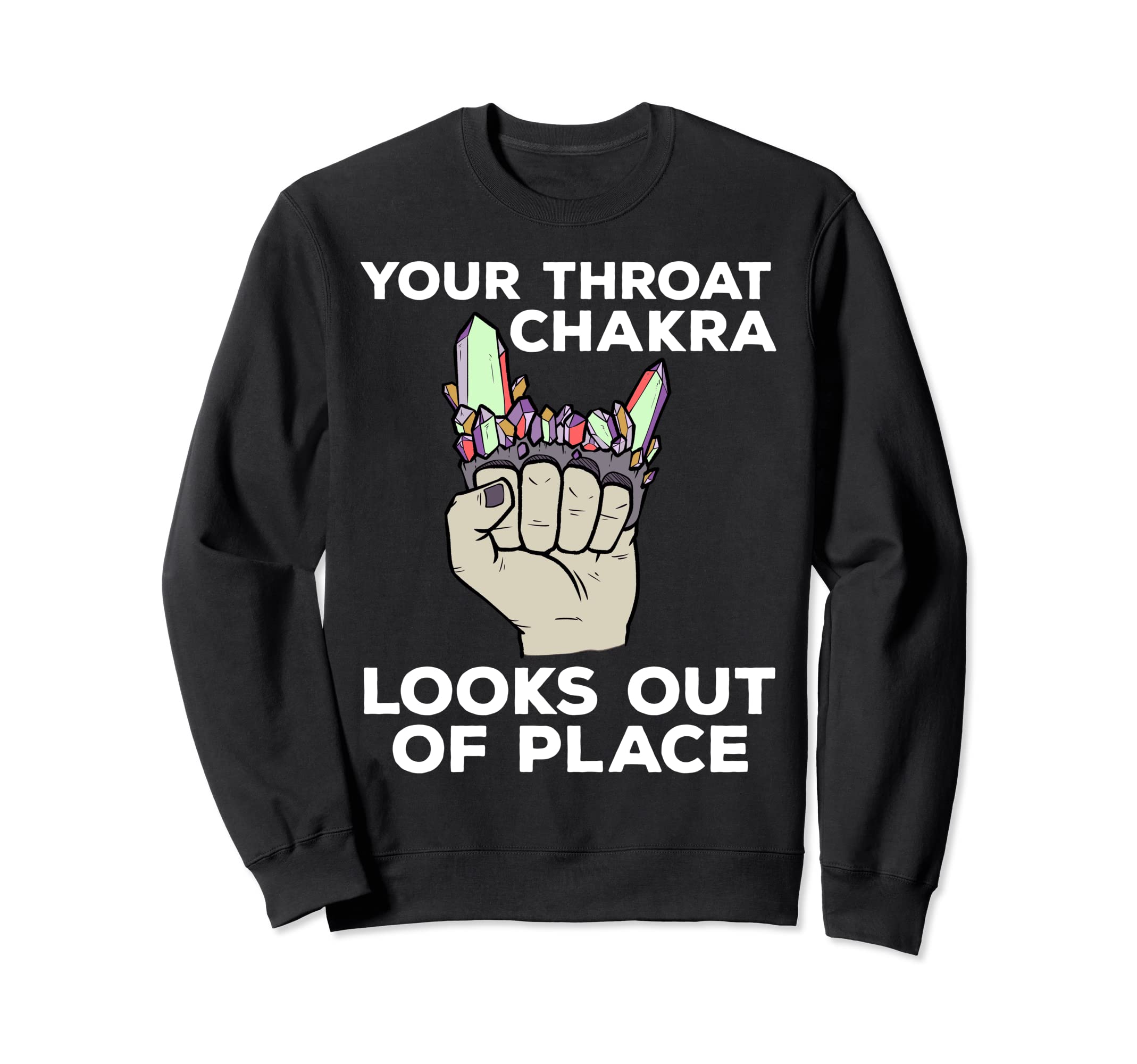 Yoga Chakra Brass Knuckles Funny Sweatshirt - Streetwear Style for Adults - T-Shirt, Sweatshirt, Hoodie