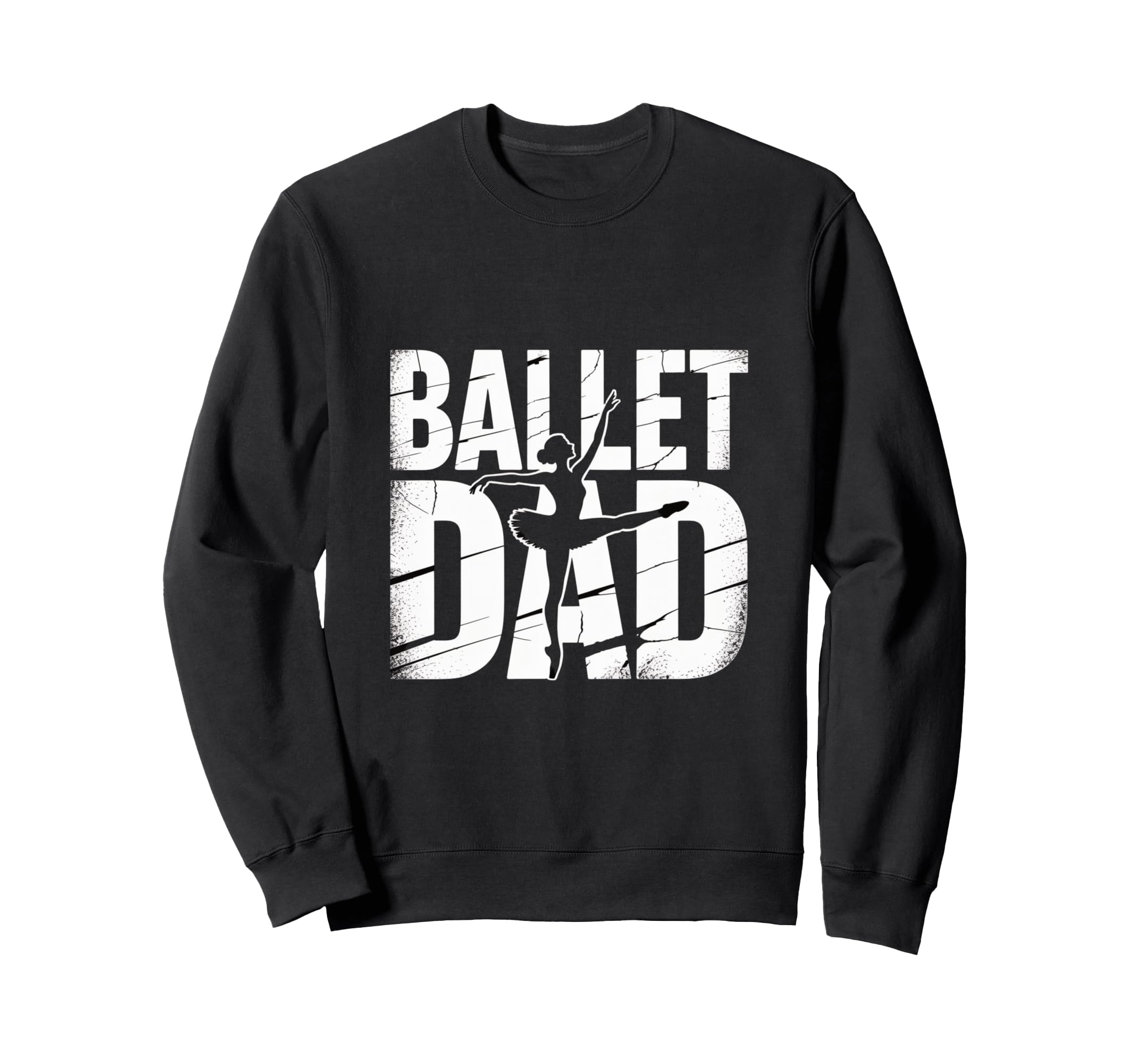 Ballet Dad Silhouette Dance Sweatshirt - Unique Graphic Men Women - T-Shirt, Sweatshirt, Hoodie