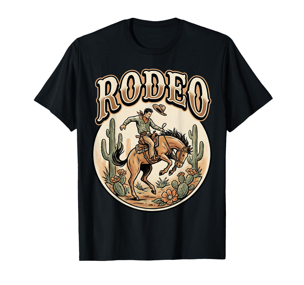 Rodeo Cowboy Desert T-Shirt - Streetwear Style Men Women - T-Shirt, Sweatshirt, Hoodie