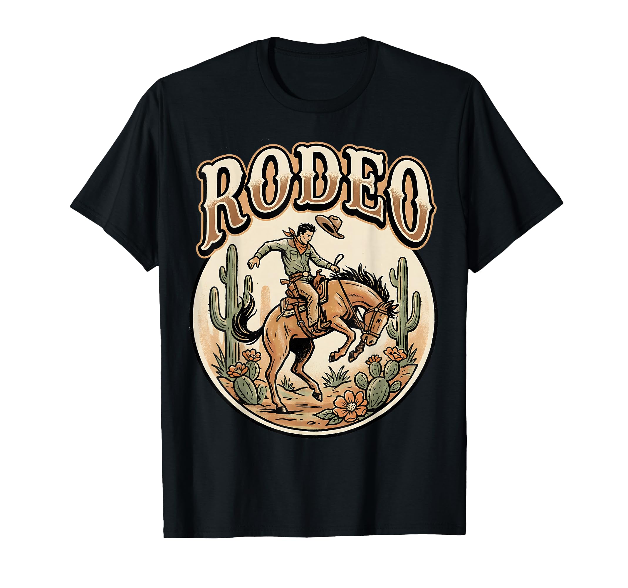 Rodeo Cowboy Desert T-Shirt - Streetwear Style Men Women - T-Shirt, Sweatshirt, Hoodie
