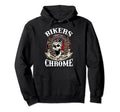 Bikers Dont Go Grey We Turn Chrome Hoodie - Novelty Apparel Men Women - T-Shirt, Sweatshirt, Hoodie