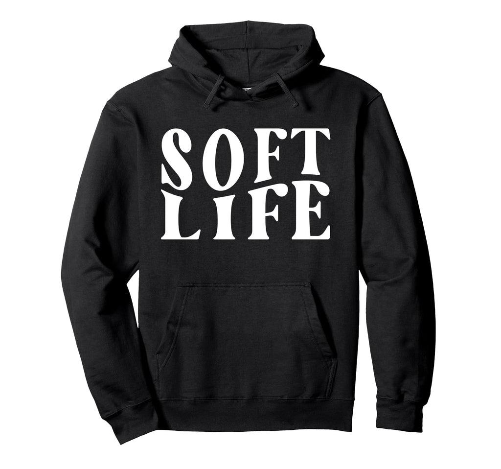 Soft Life Dont Stress Free Hoodie - Casual Everyday Wear for Adults - T-Shirt, Sweatshirt, Hoodie